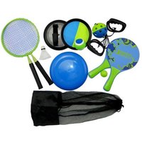 Strandspiel Set 11-teilig blau/grün von Best Sport & Freizeit