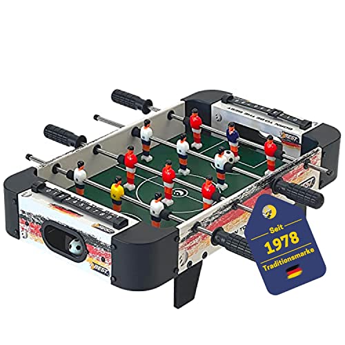 BEST SPORTING Mini Tischkicker Kinder Nation in 53 x 31 cm I Kickertisch klein für das Tischfussball Kinder Match I Mini Kicker Tischfussball mit 12 Spielern & 2 Bällen I Mini Football Game von BEST SPORTING