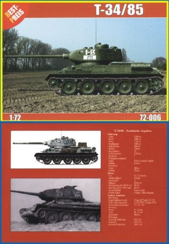 Best T-34/85 Preis 72006, 1:72 von Best