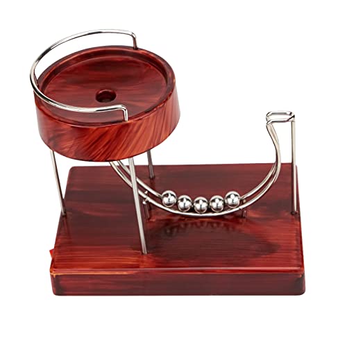 BestAlice Kinetic Art Perpetual Motion Machine, Automatisches Schwingen Perpetual Motion Machine, Wiege Balance Bälle Schreibtisch Wissenschaft Physik Gadget, Weinrot BestAlice Kinetic Art Perpetual Motion Machine, Automatisches Schwingen Perpetual Motion Machine, Wiege Balance Bälle Schreibtisch Wissenschaft Physik Gadget, Weinrot von BestAlice