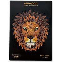 Aniwood J2317M - Animal Wood Puzzle, Blackbox Lion M, Löwe, Holz-Puzzle, 150 Teile von BestSaller
