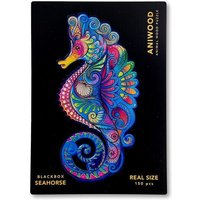 Aniwood J2323M - Animal Wood Puzzle, Blackbox Seahorse M, Seepferdchen, Holz-Puzzle, 150 Teile von BestSaller