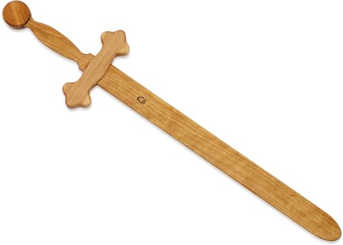 BestSaller 1102 Schwert Edelmann Holz, Natur, geölt, ca. 56 cm (1 Stück) von BestSaller