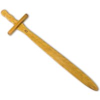 BestSaller 1103 - Schwert Knappe, 55cm, Birke/Erle geölt, Holz-Schwert von BestSaller