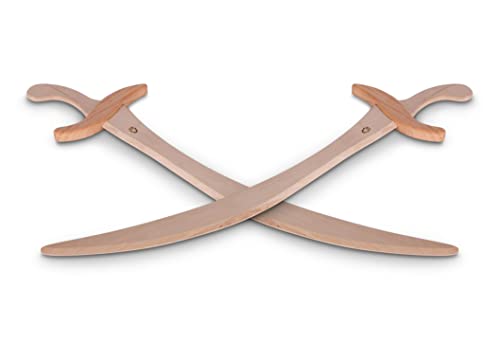 BestSaller 1125 Säbel Captain Cord, Birke/Erle, Natur, ca. 65cm (2 Stück) von BestSaller