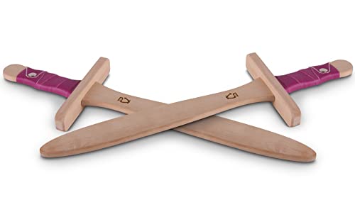 BestSaller 1130 Dolch Prinzessin, Holz Birke/Erle, ca. 37cm, geölt, Natur (2 Stück) von BestSaller