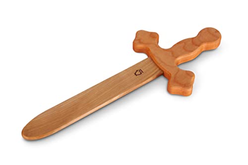 BestSaller 1132 Dolch Edelmann Holz, Natur, geölt, ca. 35 cm (1 Stück) von BestSaller