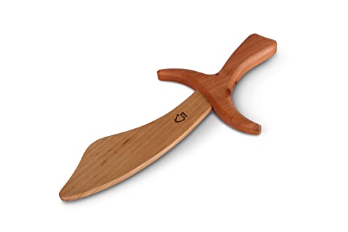 BestSaller 1141 Piraten Entermesser aus Holz, 28cm lang, Natur (1 Stück) von BestSaller