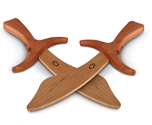 BestSaller 1141 Piraten Entermesser aus Holz, 28cm lang, Natur (2 Stück) von BestSaller