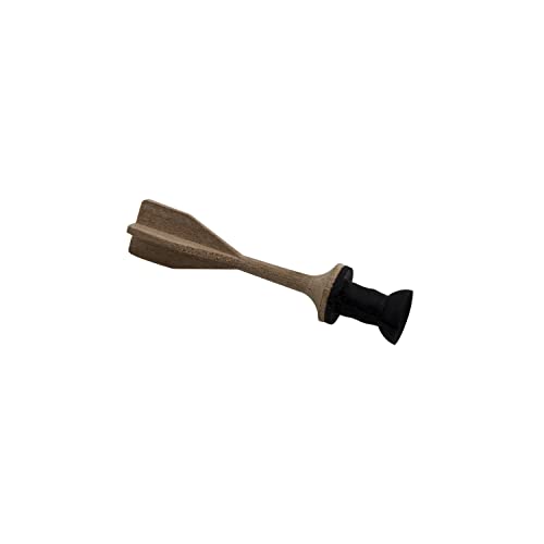 BestSaller 1232 Sicherheits Pfeil aus Holz, für Kinder Blasrohr & Armbrust, Natur/schwarz (1 Stück) von BestSaller
