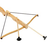 BestSaller 1242 - Kinder-Armbrust inkl. 3 Pfeilen, 57cm, Erlenholz geölt, Holz-Armbrust von BestSaller