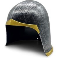 BestSaller 1425 - Kinder-Beckenhaube, Ritterhelm, Kunststoff, Titan/Gold, 21x21,5x21cm von BestSaller