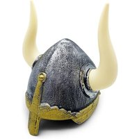 BestSaller 1427 - Wikingerhelm für Kinder, Ritterhelm mit abnehmbaren Hörnern, Silber/Gold BestSaller 1427 - Wikingerhelm für Kinder, Ritterhelm mit abnehmbaren Hörnern, Silber/Gold von BestSaller