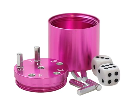 BestSaller 3008 SUPER SIX Würfelspiel Aluminum, 36 Spielstäbchen & 2 Würfel, pink BestSaller 3008 SUPER SIX Würfelspiel Aluminum, 36 Spielstäbchen & 2 Würfel, pink von BestSaller