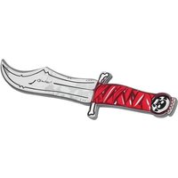 BestSaller 5041 - Piraten-Messer Bones, mit Totenkopf, 49cm, rot/grau, BestSaller EVA Premium-Schaum von BestSaller
