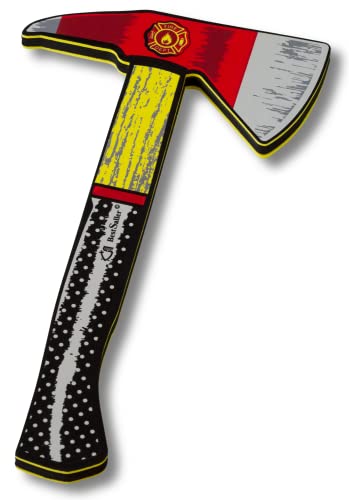 BestSaller 5060 Feuerwehrbeil Eva, 'Softline Premium', 31 x 18 x 1,4 cm, rot/gelb (1 Stück), Mehrfarbig, S von BestSaller