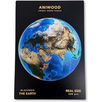 BestSaller J6123L - Aniwood Puzzle, Die Erde L, Holz-Puzzle, 200 Teile von BestSaller