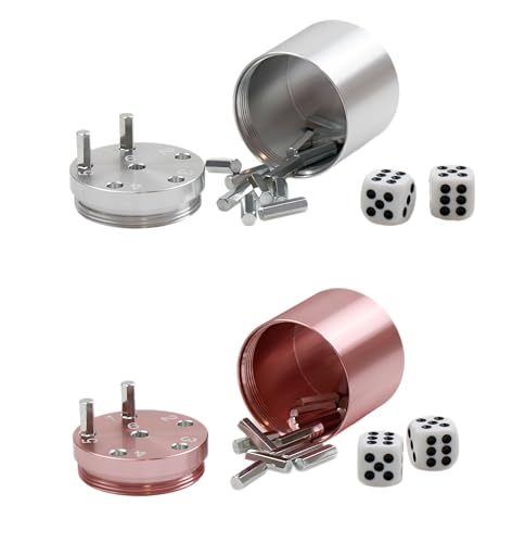 BestSaller SUPER SIX Würfelspiel Aluminum, Farbe:Silber & roségold BestSaller SUPER SIX Würfelspiel Aluminum, Farbe:Silber & roségold von BestSaller