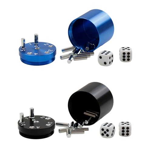 BestSaller SUPER SIX Würfelspiel Aluminum, Farbe:schwarz & blau BestSaller SUPER SIX Würfelspiel Aluminum, Farbe:schwarz & blau von BestSaller