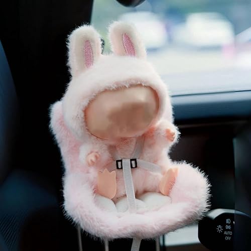 Auto-Lüftungsschlitz-Puppenhalter, rosa pelziger Sitz für 17 cm große Puppen, sicherer Präsentationsständer mit Plüschkissen und Kopfstütze, Schreibtisch- oder Auto-Dekor-Zubehör Auto-Lüftungsschlitz-Puppenhalter, rosa pelziger Sitz für 17 cm große Puppen, sicherer Präsentationsständer mit Plüschkissen und Kopfstütze, Schreibtisch- oder Auto-Dekor-Zubehör von BestYiJo
