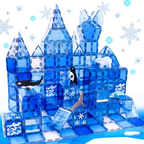 Bestdin Magnetische Fliesen, Magnetische Bausteine von Arktisches Tierreich, STEM Magnet Spielzeug mit Exquisiten Mustern, Magnete Kinder Spielzeug für Jungen und Mädchen ab 3 Bestdin Magnetische Fliesen, Magnetische Bausteine von Arktisches Tierreich, STEM Magnet Spielzeug mit Exquisiten Mustern, Magnete Kinder Spielzeug für Jungen und Mädchen ab 3 von Bestdin