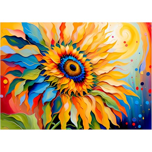 Bestdon 1000 Teile Sonnenblumen-Puzzle für Erwachsene, Pflanzen-Blumen-Puzzle für die Familie, anspruchsvolles Puzzle, perfekt für Spieleabende, als Heimdekoration Bestdon 1000 Teile Sonnenblumen-Puzzle für Erwachsene, Pflanzen-Blumen-Puzzle für die Familie, anspruchsvolles Puzzle, perfekt für Spieleabende, als Heimdekoration von Bestdon