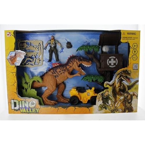 Besttoy Dino Valley - Treehouse Assault - Baumhaus Spielset | Dinosaurier Spielzeug Set für Kinder ab 3 Jahren von Besttoy