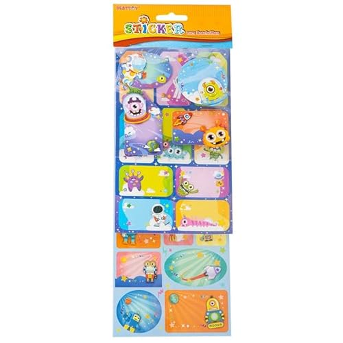 Besttoy - Geschenkaufkleber zum Beschriften - Weltall von Besttoy