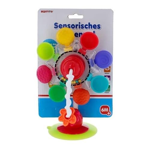 Besttoy - Sensorisches Riesenrad mit Saugfuß - Höhe: ca. 21 cm - bunt Besttoy - Sensorisches Riesenrad mit Saugfuß - Höhe: ca. 21 cm - bunt von Besttoy
