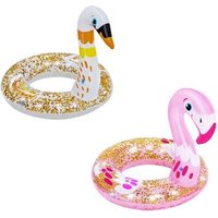 BESTWAY 36306 Glitzernder Schwimmring mit Tierkopf, 2-fach sortiert BESTWAY 36306 Glitzernder Schwimmring mit Tierkopf, 2-fach sortiert von Bestway