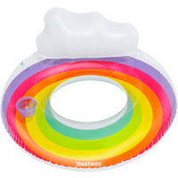 BESTWAY 43647 Schwimmring in Regenbogen-Design, 107cm Ø BESTWAY 43647 Schwimmring in Regenbogen-Design, 107cm Ø von Bestway
