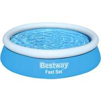 BESTWAY 57392 Bestway® Fast Set™ Aufstellpool ohne Pumpe Ø 183 x 51 cm, blau, rund (Saison 2025) von Bestway