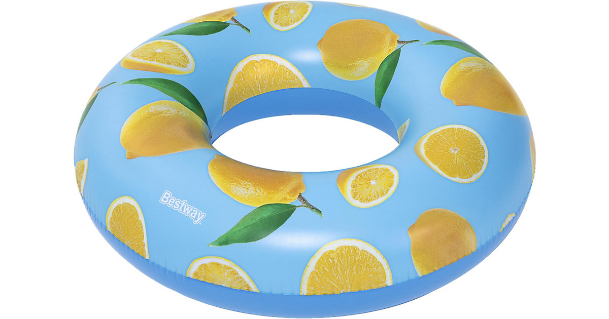 "Bestway® Lemon-Schwimmring ""Scentsational™"" 119 cm" blau/gelb von Bestway