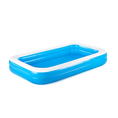 Bestway 1026034XXX20 54150 Family Pool, Planschbecken für Kinder, aufblasbar, blau, 305x183x46 cm, Color von Bestway