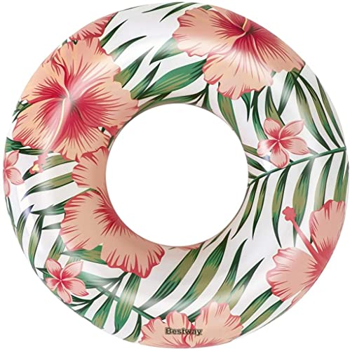 Bestway 36237 Schwimmring, Tropical Palms, 119 cm, sortiert von BESTWAY