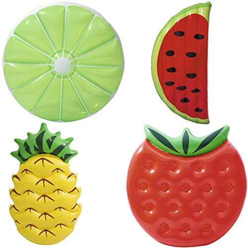 Bestway 43159 Fruit Float Assortment Luftmatratze im Fruchtdesign, sortiert von Bestway