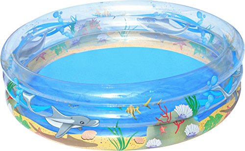 Bestway 51046 - Planschbecken Transparent Sea Life, 201 x 53 cm von Bestway