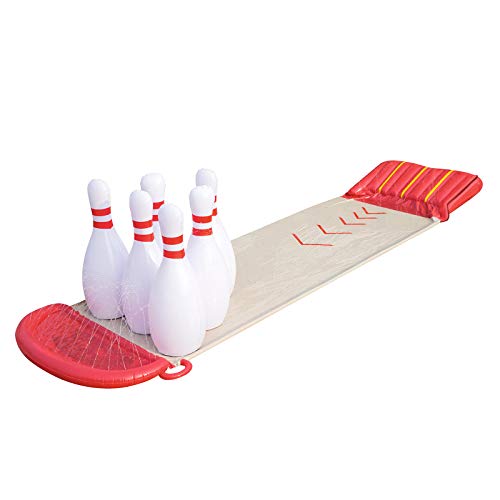 Bestway 52213 - H2OGO Slide-n-Splash Bowling Wasserrutsche, 549x138 cm von Bestway