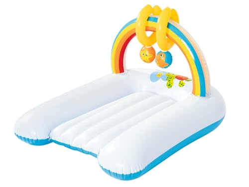 Bestway Up, In & Over Wickelunterlage für unterwegs mit Spielbogen und 2 Spielzeugen, 81x63x46 cm von Bestway