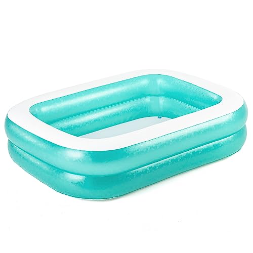 Bestway 54005 Aufblasbarer durchsichtiger Familienpool , 201 x 150 x 51 cm - Grün Bestway 54005 Aufblasbarer durchsichtiger Familienpool , 201 x 150 x 51 cm - Grün von Bestway