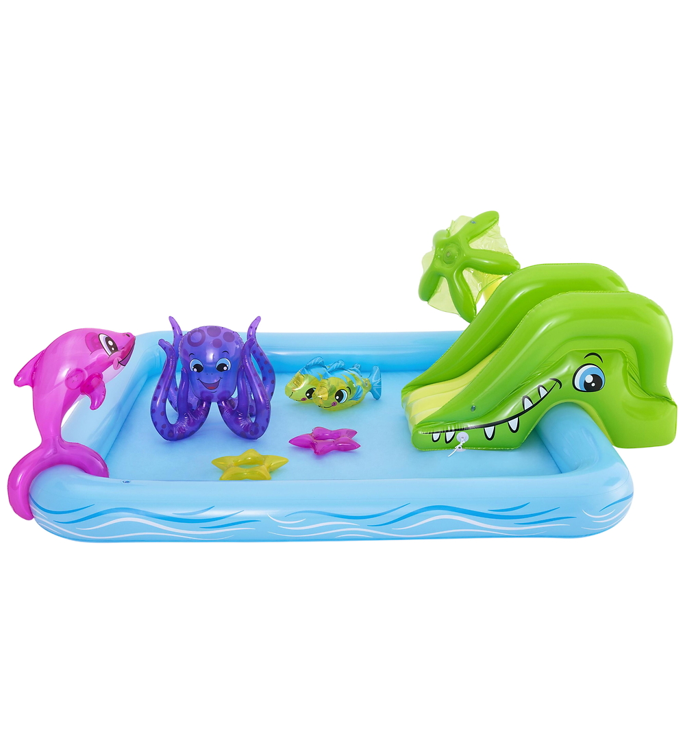 Bestway Aufblasbar Planschbecken m. Rutsche - Fantastisches Aqua - Bestway - One Size - Planschbecken Bestway Aufblasbar Planschbecken m. Rutsche - Fantastisches Aqua - Bestway - One Size - Planschbecken von Bestway
