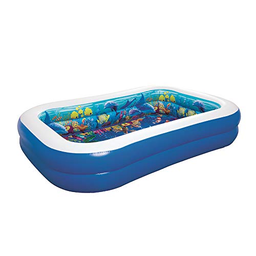 Bestway Family Pool, 3D Abenteuer, 262 x 175 x 51 cm von Bestway