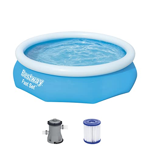 Bestway Fast Set Aufstellpool-Set mit Filterpumpe Ø 305 x 76 cm, blau, rund Bestway Fast Set Aufstellpool-Set mit Filterpumpe Ø 305 x 76 cm, blau, rund von Bestway