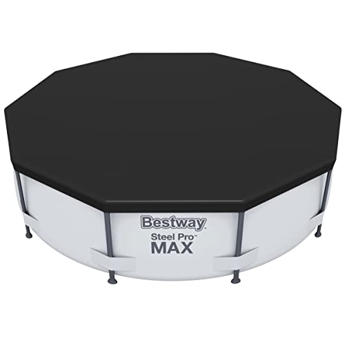 Bestway Flowclear PVC-Abdeckplane Ø 305 cm, für runde Steel Pro, Steel Pro MAX und Fast Set Pools, Grau Bestway Flowclear PVC-Abdeckplane Ø 305 cm, für runde Steel Pro, Steel Pro MAX und Fast Set Pools, Grau von Bestway