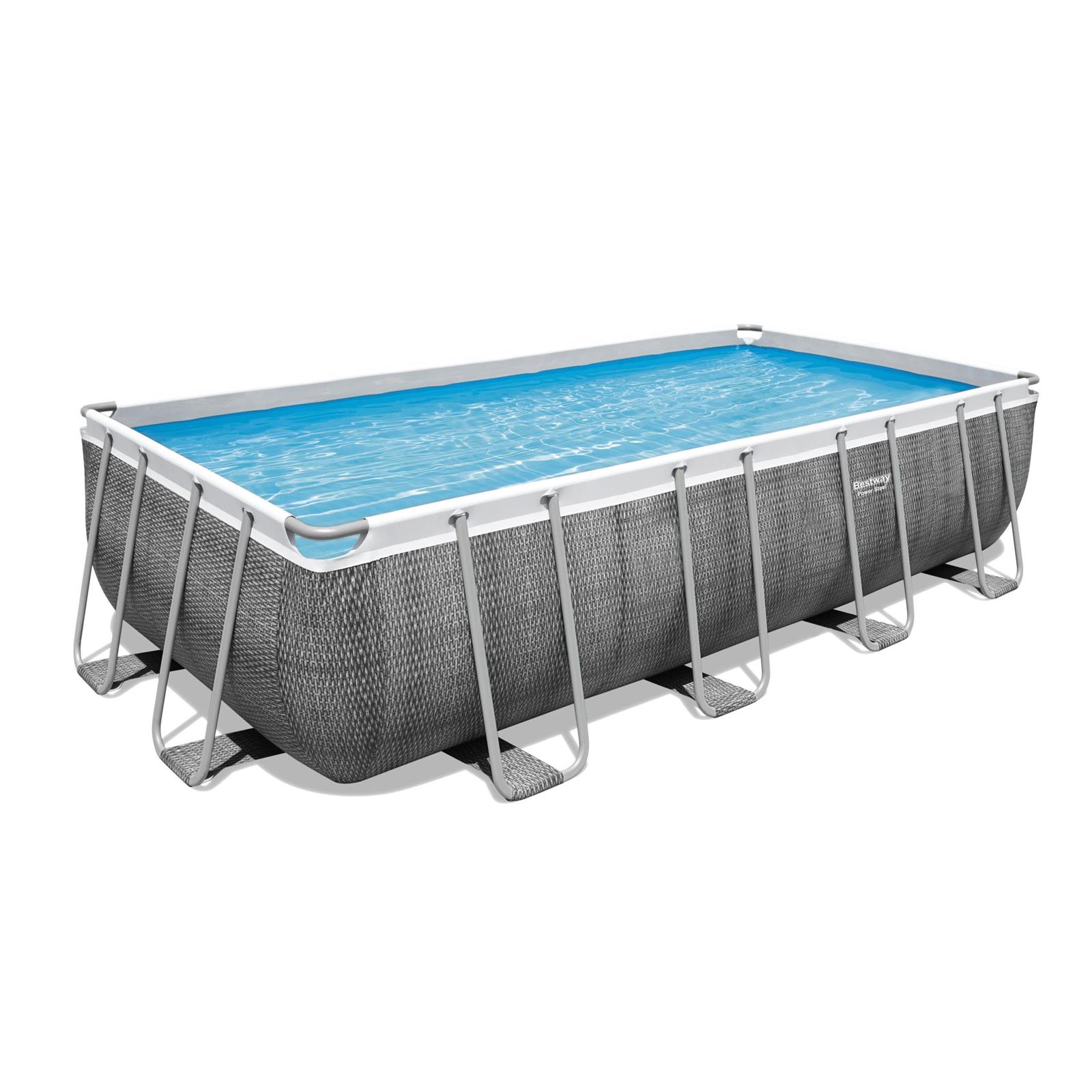 Bestway - Frame Pool Komplettset - 488 x 244 x 122cm von Bestway