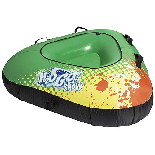 Bestway H2OGO! Snow Schneerausch, aufblasbarer Schlitten im leichten & platzsparenden Design, 142x142x44 cm von Bestway