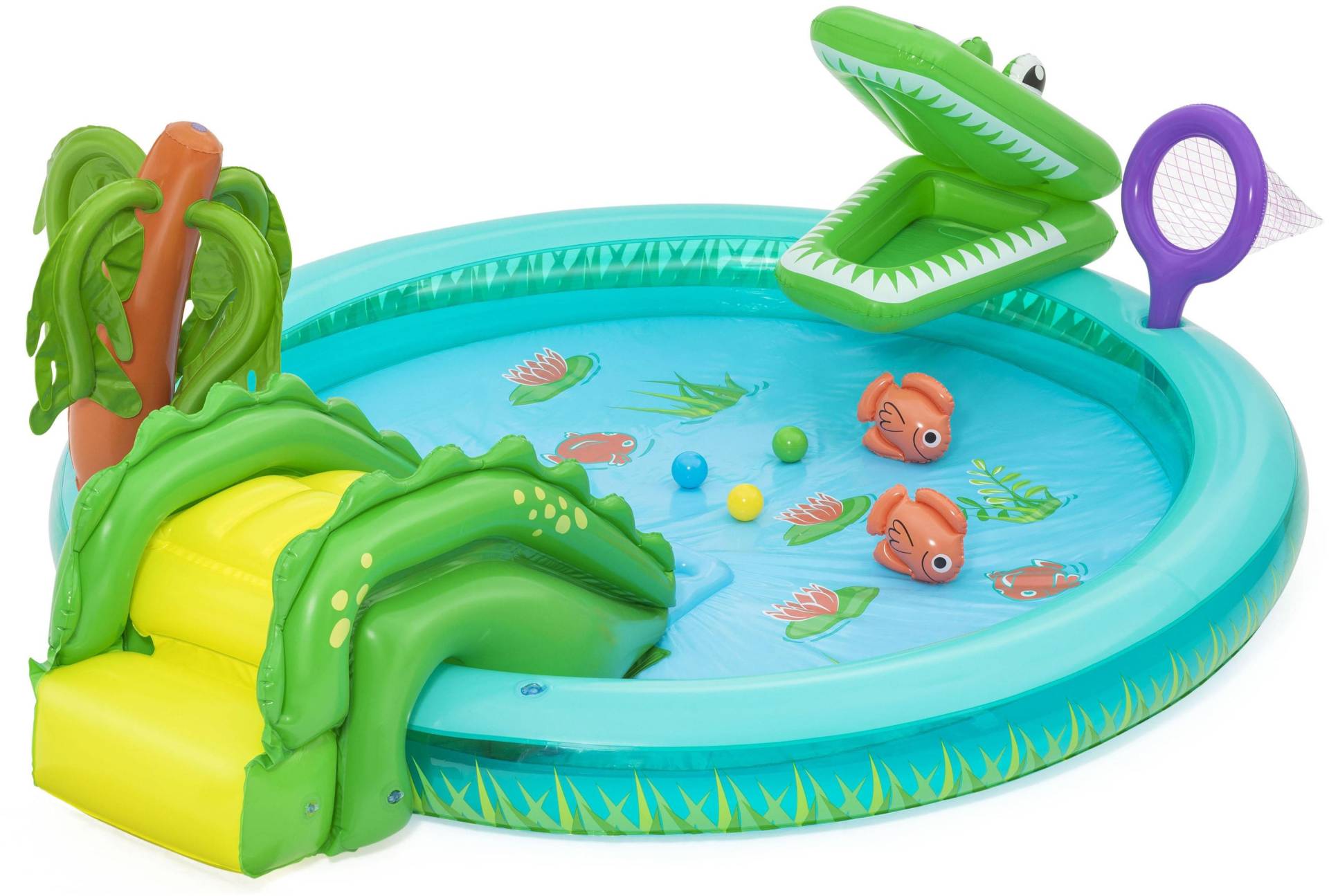 Bestway Krokodil Cove Sprinkler Pool, Kinderpool von Bestway
