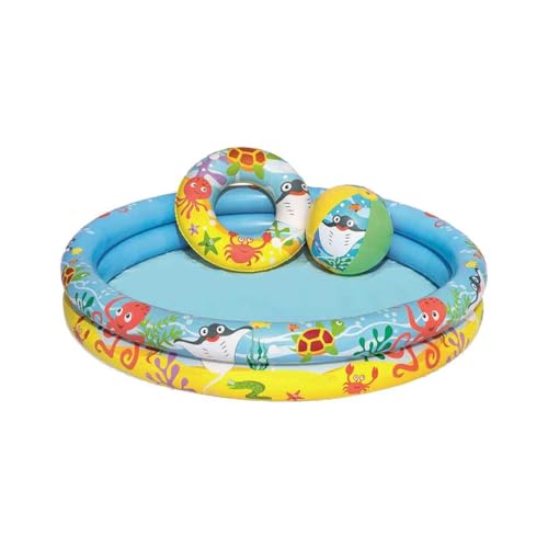 Bestway Planschbecken-Set, Wasserfreunde, 122 x 20 cm Bestway Planschbecken-Set, Wasserfreunde, 122 x 20 cm von Bestway