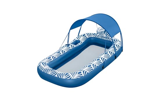 Bestway Poolmatte Comfort Plush mit Sonnenschutzdach 198 x 112 cm von Bestway