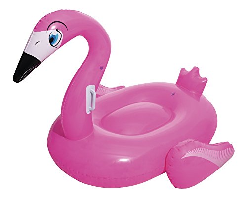 Bestway Pretty Pink Flamingo Rider 135x119cm Schwimmtier von Bestway